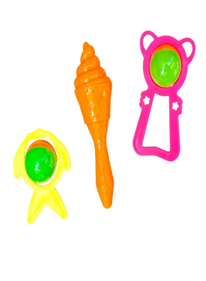 JNiL Baby Rattles Toys Set, Infant Grab Shake Rattle, Sensory Teether, Babies Development Learning Music Toy, Newborn Birthday Toys, Multicolor - Image 5